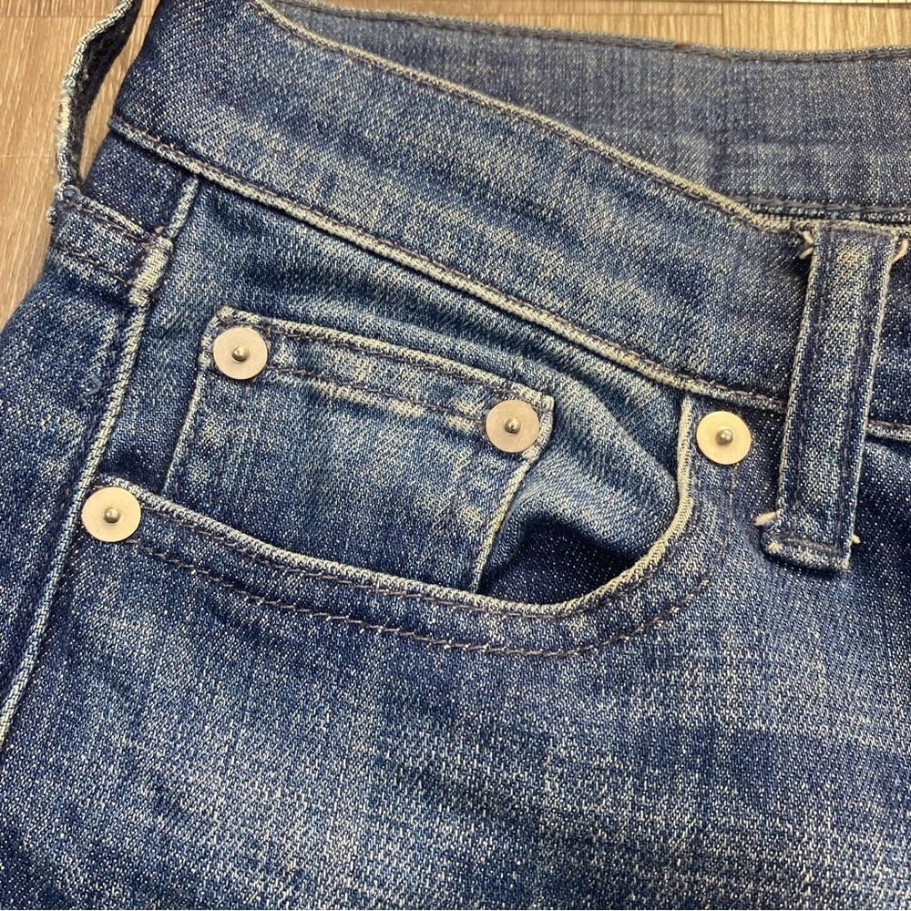 Madewell Women’s Distressed Patchwork Straight-Le… - image 6